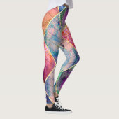 Leggings Pearl Rainbow Tie Dye Harlequin Herringbone (Droite)