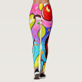 Leggings Pears Pop Art (Dos)