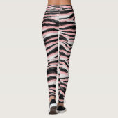 Leggings Peau animale Abstraite Impression sans joint (Dos)