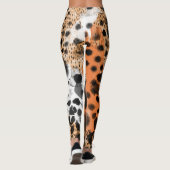 Leggings Peau animale : motif léopard créatif. (Dos)