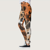 Leggings Peau animale : motif léopard créatif. (Gauche)