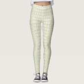 Leggings Peau d'alligator vert clair (Devant)