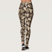 Leggings Peau d'animal avec des coeurs (Dos)