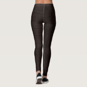 Leggings Peau de crocodile Brown (Dos)