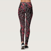 Leggings Peau de serpent : arrière - plan abstrait. (Dos)