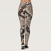 Leggings Peau de serpent : arrière - plan texturé. (Dos)