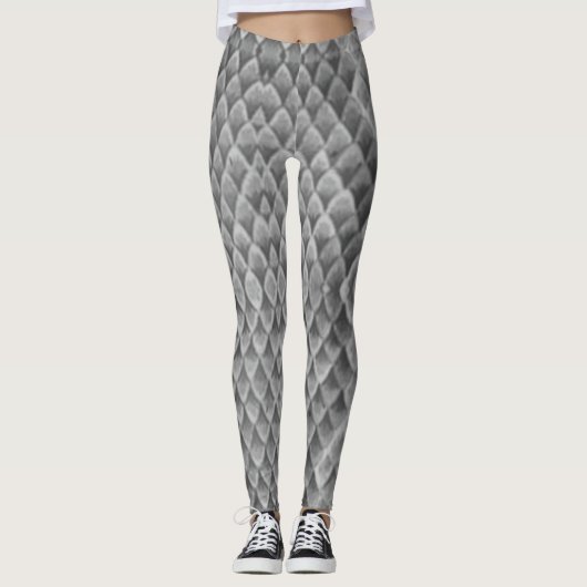 Leggings Peau de serpent gris (Devant)