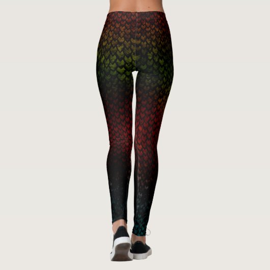 Leggings Peau du dragon (Dos)