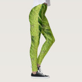 Leggings Peau d'une texture d'Iguana verte (Droite)