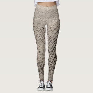 Leggings Peau éléphante Imprimer Legs gris et Pantalons de 