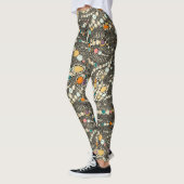 Leggings peau iguane noir pop (Gauche)