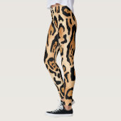 Leggings Peau léopard : Motif intemporel (Gauche)
