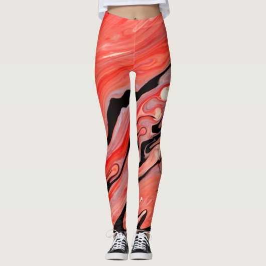 Leggings peau rouge (Devant)