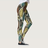 Leggings Peaux de serpent colorées : conception transparent (Droite)