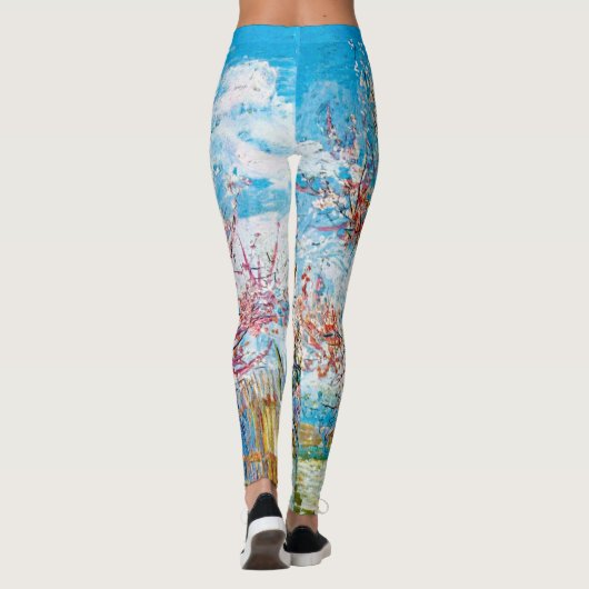 Leggings Pêche à fleurs, Van Gogh (Dos)