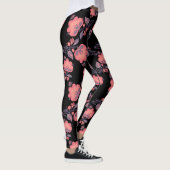 Leggings Pêche/Légendes florales pour femmes (Droite)