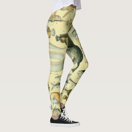 Leggings Pêche scientifique vintage (Droite)