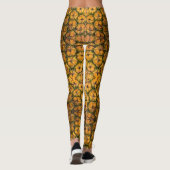 Leggings Peel d'ananas Texture or Motif Photo (Dos)