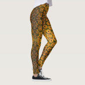 Leggings Peel d'ananas Texture or Motif Photo (Droite)