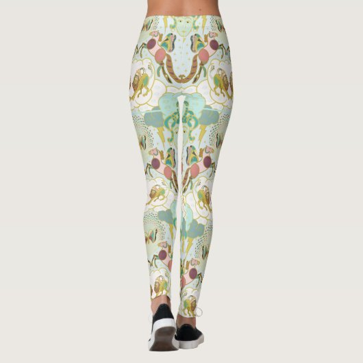Leggings Pegasus Mythomorphosis With Medusa and Chimera (Dos)