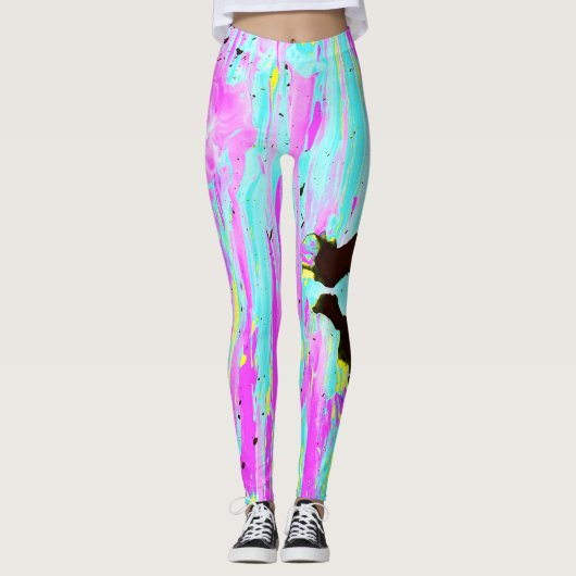 Leggings Peignez les guêtres de calomnie (Devant)