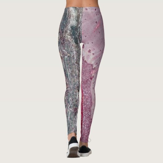 Leggings Peignez les guêtres en pierre d'éclaboussure (Dos)