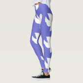 Leggings peindre des colombes (Gauche)