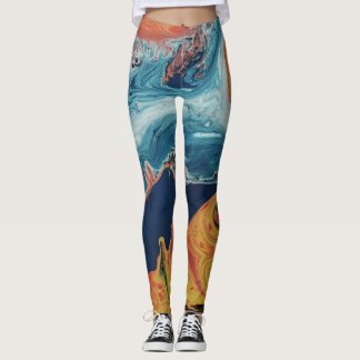Leggings peints