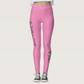 Leggings Peinture à la main - Abstrait Tree Group 3 (Devant)