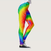 Leggings Peinture à l'encre à Cravate arc-en-ciel (Droite)