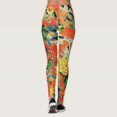 Leggings Peinture à l'huile Retro : Van Gogh Monet (Dos)