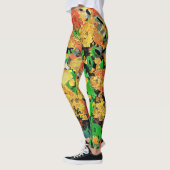 Leggings Peinture à l'huile Retro : Van Gogh Monet (Gauche)