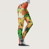 Leggings Peinture à l'huile Retro : Van Gogh Monet (Droite)