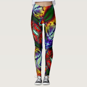 Leggings Peinture à remous