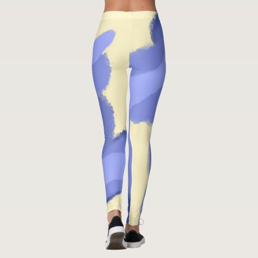 Leggings peinture abstraite (Dos)