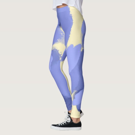 Leggings peinture abstraite (Gauche)