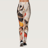 Leggings Peinture abstraite (Dos)