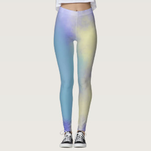Leggings peinture abstraite