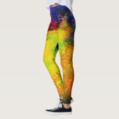 Leggings Peinture Abstraite au lever du soleil - (Gauche)
