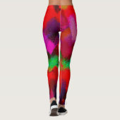 Leggings Peinture Abstraite colorée (Dos)
