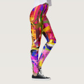 Leggings Peinture Abstraite colorée #15 (Droite)