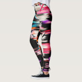 Leggings Peinture Abstraite colorée #9 (Gauche)