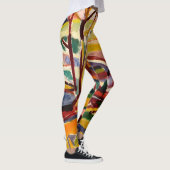 Leggings Peinture Abstraite colorée féminine (Droite)