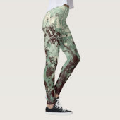 Leggings Peinture Abstraite "Faoileag air laimrig" (Droite)
