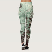 Leggings Peinture Abstraite "Faoileag air laimrig" (Dos)