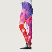 Leggings Peinture Abstraite moderne colorée (Gauche)