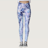Leggings Peinture acrylique Abstraite moderne (Devant)