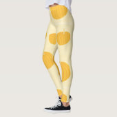 Leggings peinture citrouille (Gauche)