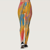 Leggings Peinture colorée (Dos)