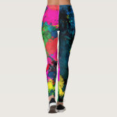 Leggings Peinture colorée (Dos)